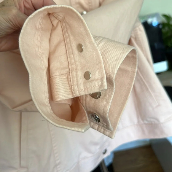 RALPH LAUREN JEANS CO. Jean Jacket Western Casual Light Pink Denim, Size 1X - Picture 10 of 15